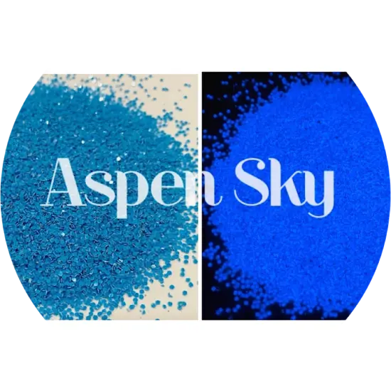 Polyester Glitter - Aspen Sky - Glow in the Dark by Glitter Heart Co.&trade; {1}