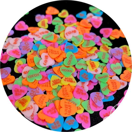 Fake Conversation Hearts by Glitter Heart Co.&trade; {1}