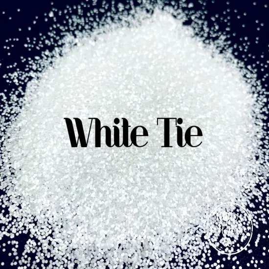 Polyester Glitter - White Tie by Glitter Heart Co.&trade; {2}