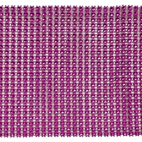 5 Rolls of4.75" X 10 Yards Diamond Mesh Wrap Trim | 5 yard cut Red {3}