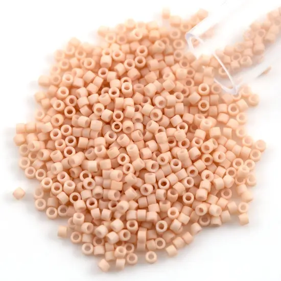 Miyuki Delica Seed Bead 11/0 Matte Opaque Soft Rose {1}