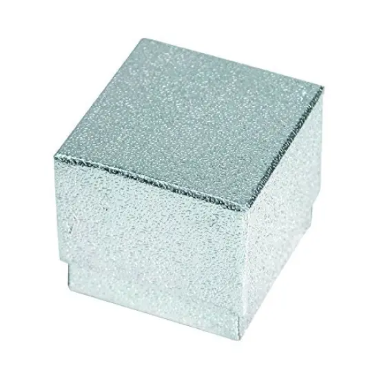 Square Ring Box - Silver (Case of 100) {2}