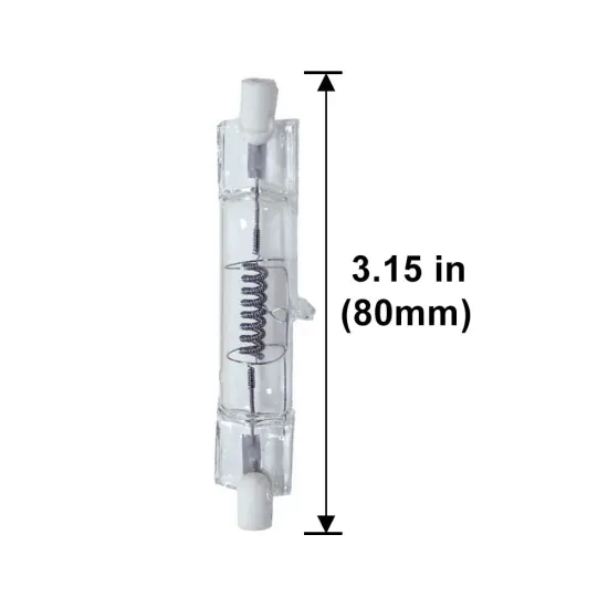 Ushio 1000293 - EHR JPD120V-400WG 80.3mm Long R7s Double Ended Bulb {2}