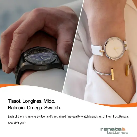 Renata Batteries 357 Silver Oxide 1.55V Watch Battery (1 Pc) {6}