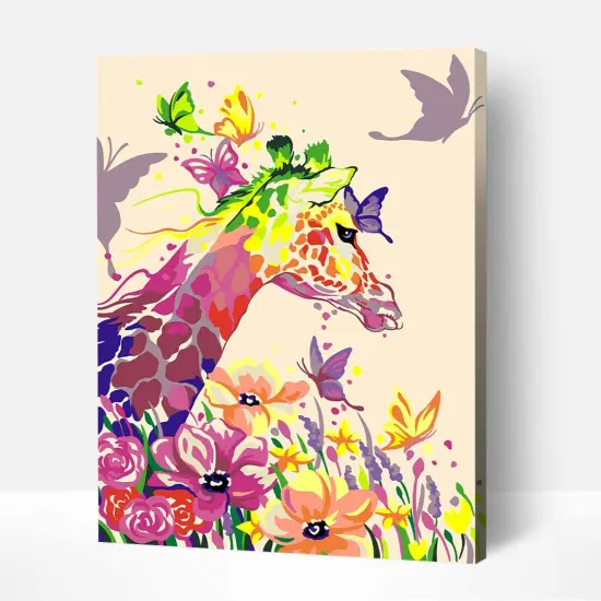 Artwille DIY Paint by Numbers for Adults and Kids - Giraffe dreamer {1}