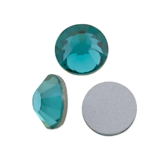 Preciosa Crystal VIVA12 Flat Back Rhinestone 6.5mm (SS30) Blue Zircon (Package of 20) {1}