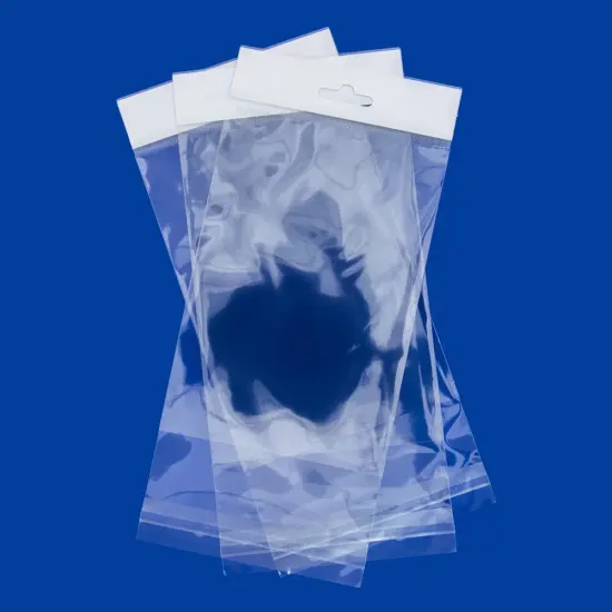 Resealable Polypropylene Bags with Hanging Header 4x6" (Package of 100) {2}