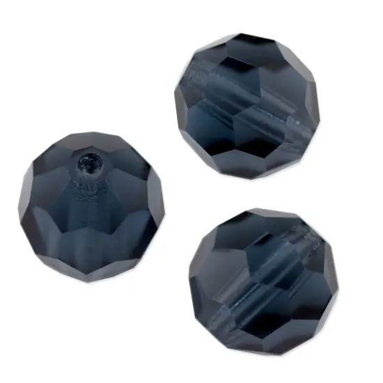 Preciosa Crystal Round Bead 3mm Montana (Package of 20) {1}