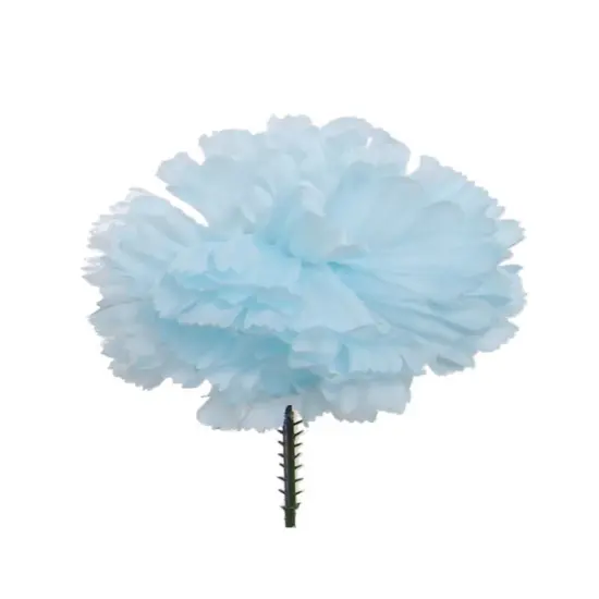Box of 100: Artificial Carnation Flower Picks | 5" Long | 4.25" Wide | Blue | Floral Picks | Crafting Supplies | Parties & Events | Home & Office Decor {1}