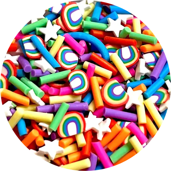 Fake Sprinkles - Rainbow Sprinkles by Glitter Heart Co.&trade; {1}