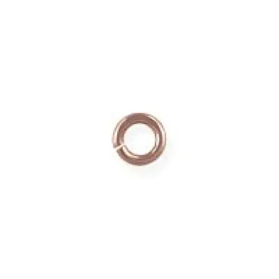 Twist & Lock Jump Ring 4mm Rose Gold Filled (Package of 2) {1}
