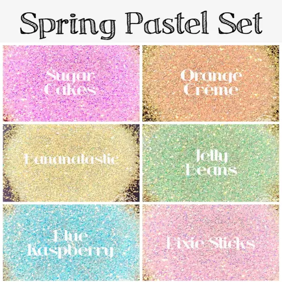 Glitter Spring Pastel Set by Glitter Heart Co.&trade; {3}
