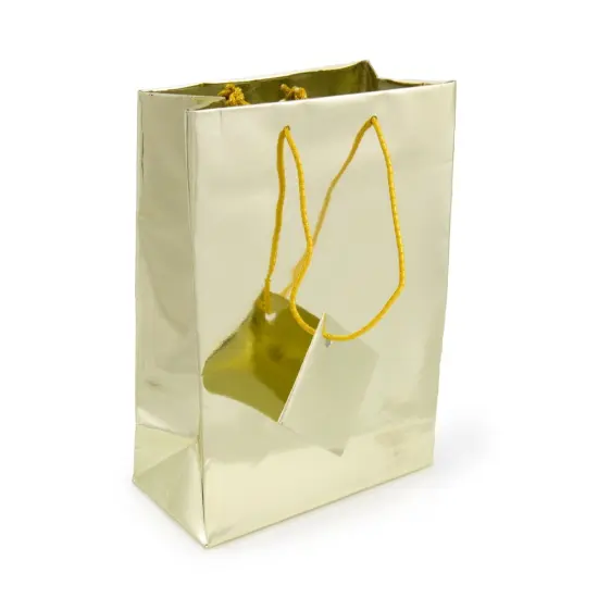 Gift Bag Medium Metallic Gold (Package of 20) {1}