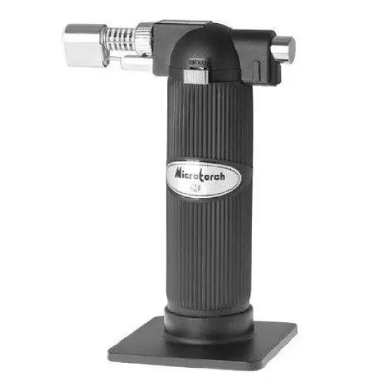 6" Tall Butane Torch Micro Flame 2450°F for Melting Metals Gold Silver Copper Brazing Soldering Jewelry Repair Tool {1}