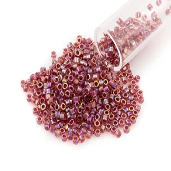Miyuki Delica Seed Bead 11/0 Iris Light Magenta AB {1}
