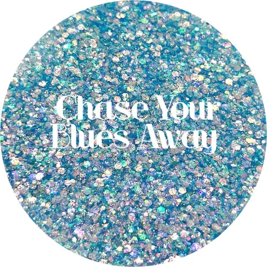 Polyester Glitter - Chase Your Blues Away by Glitter Heart Co.&trade; {1}
