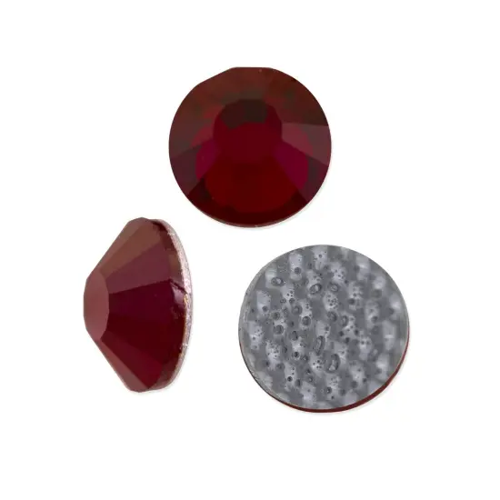 Preciosa Crystal VIVA12 Hotfix Rhinestone 6.5mm (SS30) Siam (Package of 20) {1}