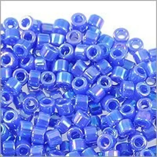 Miyuki Delica Seed Bead 11/0 Opaque Dark Lapis AB {2}