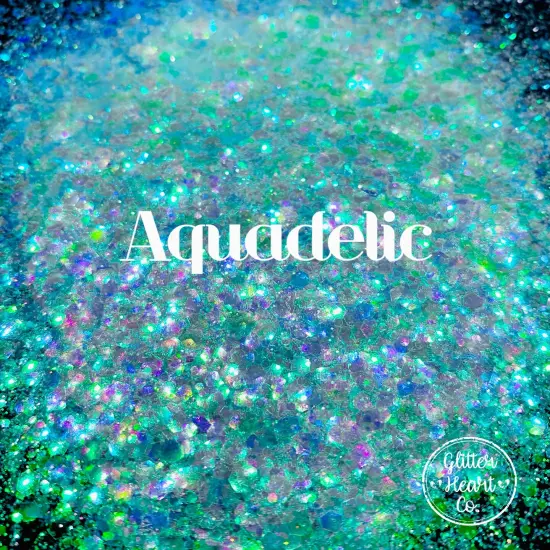 Polyester Glitter - Aquadelic by Glitter Heart Co.&trade; {3}