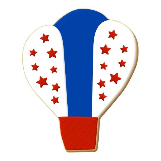 CookieCutter.Com Hot Air Balloon Cookie Cutter 4 in &ndash;Tin Plated Steel Cookie Cutters &ndash; Made In The USA {6}
