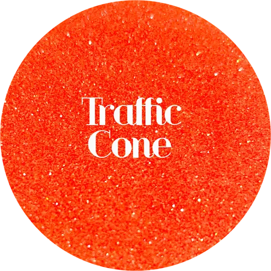 Polyester Glitter - Traffic Cone by Glitter Heart Co.&trade; {1}