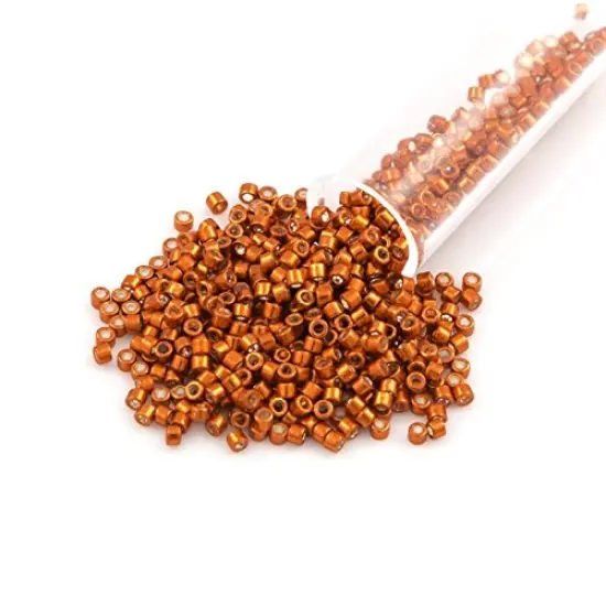 Miyuki Delica Seed Bead 11/0 Galvanized Chili Red {1}