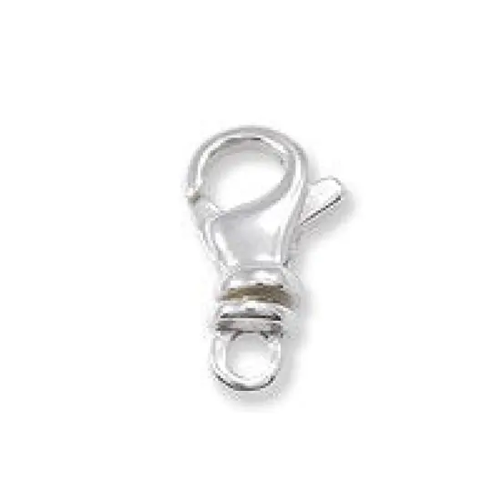 Swivel Lobster Clasp 12mm Sterling Silver (1-Pc) {1}