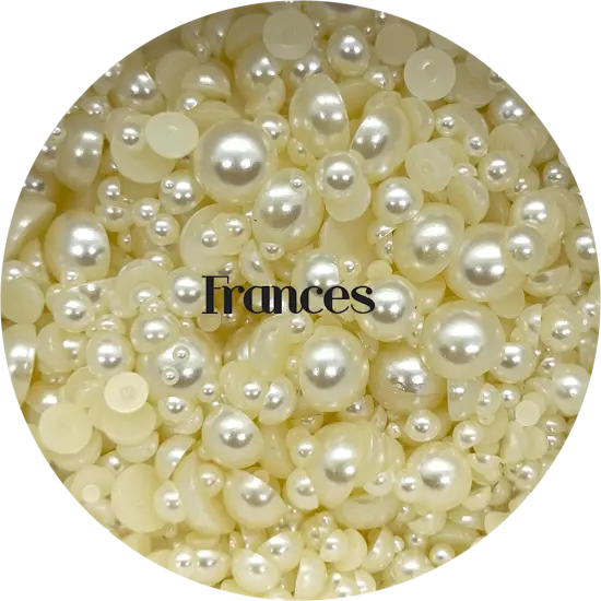 Flatback Resin Pearl Mix - Frances by Glitter Heart Co.&trade; {1}