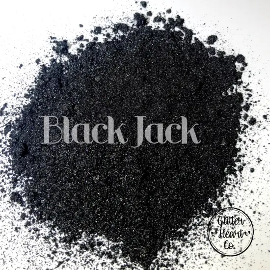 Black Jack Mica Powder by Glitter Heart Co.&trade; {2}