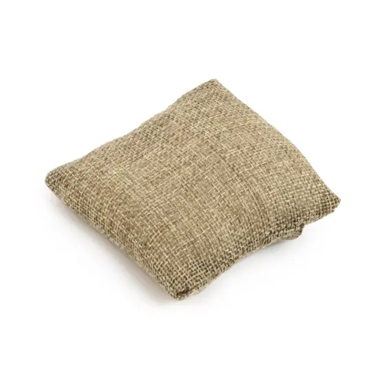 Small 3" Burlap Jewelry Display Pillow {1}