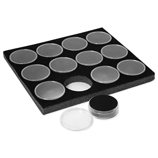 Gem Jar Insert Half Size 12 Cups Black {2}