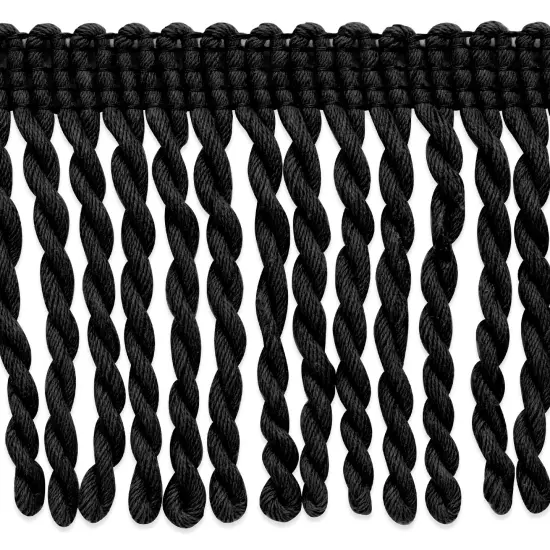 5 Yards of 3" Cotton Bullion Fringe Trim | 5 yard cut White {2}