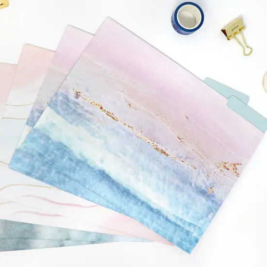 bloom daily planners File Folder Set, Ethereal Marble {4}