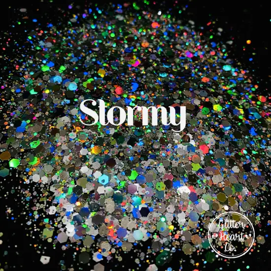 Polyester Glitter - Stormy by Glitter Heart Co.&trade; {3}
