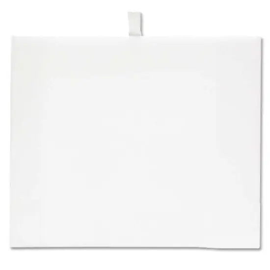 Display Pad 1/2 Size White Leatherette {1}