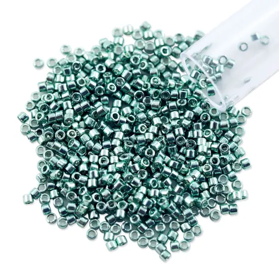 Miyuki Delica Seed Bead 11/0 Galvanized Light Teal {1}