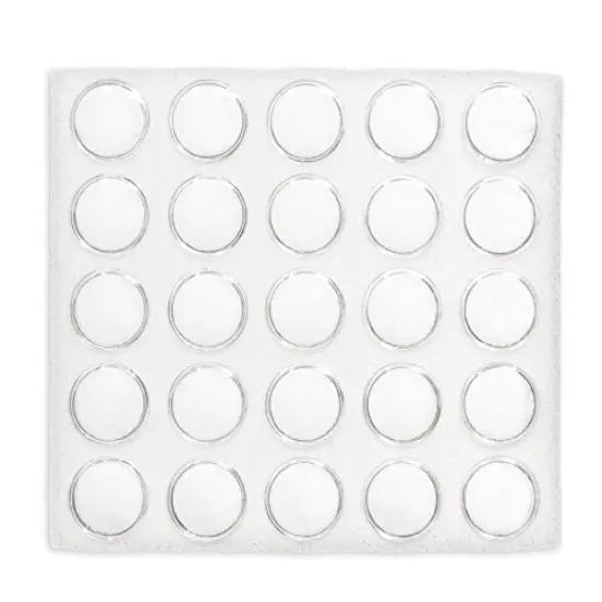 JewelrySupply Gem Jar Insert Half Size 25 Cups White {1}