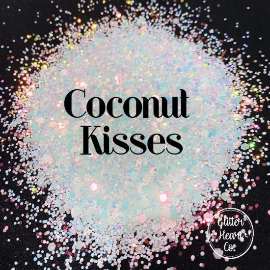 Polyester Glitter - Coconut Kiss by Glitter Heart Co.&trade; {3}
