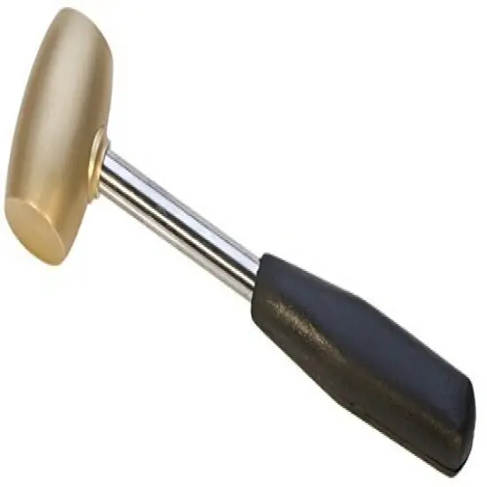 1 Lb Brass Mallet For Stamping Texturing Forming Hammer Jewelry Making Tool {1}