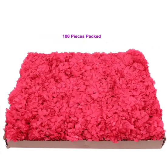 Fuchsia Carnation Picks 100-Pack, 5-Inch Stems, 3.5-Inch Blooms for Floral Arrangements, Weddings, Parties, and Everyday Decor, Floral Home by Artificial Flowers {3}