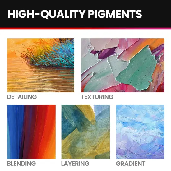 14 Colors, Ultra Color Arts & Crafts Acrylic Paints, Premium Quality Pigments, Matte Finish, 0.4oz/12 ml, Water-Based Acrylic Paint Set, for all Porous Surfaces {4}