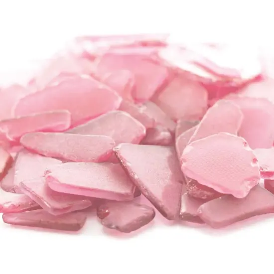 Sea Glass 11 Ounces Pink Sea Glass - Bulk Seaglass Pieces for Beach Decor & Crafts {1}