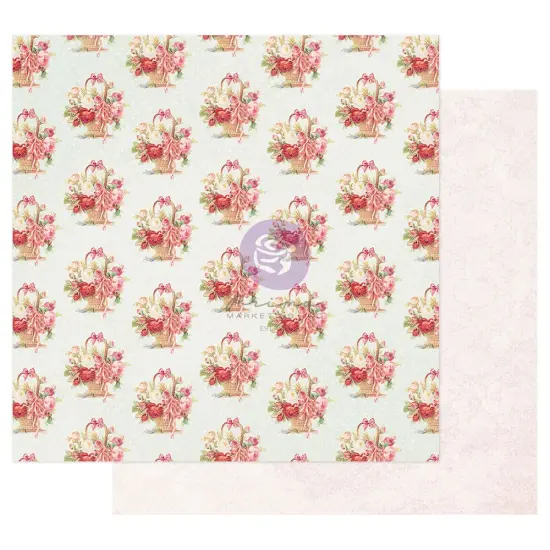 Prima Marketing Inc Magic Love Collection 12x12 Sheet - Carrying All My Love - W/ Foil Details / Paper 655350996697 (10 SHEET) {1}