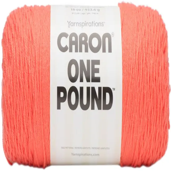 Caron One Pound Calming Collection Yarn-Living Coral {1}