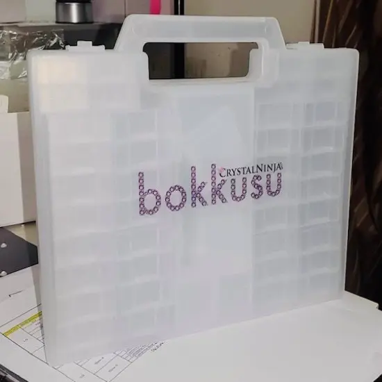 Clear Rhinestone Storage:BOKKUSU -55pc {1}