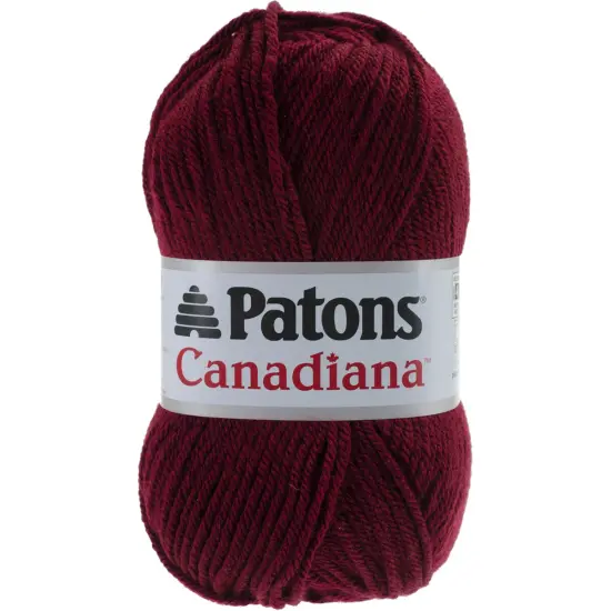 (Pack of 3) Patons Canadiana Yarn - Solids-Burgundy {1}