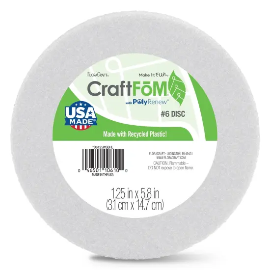 FloraCraft CraftFoM Disc-1.25"x5.8" {1}
