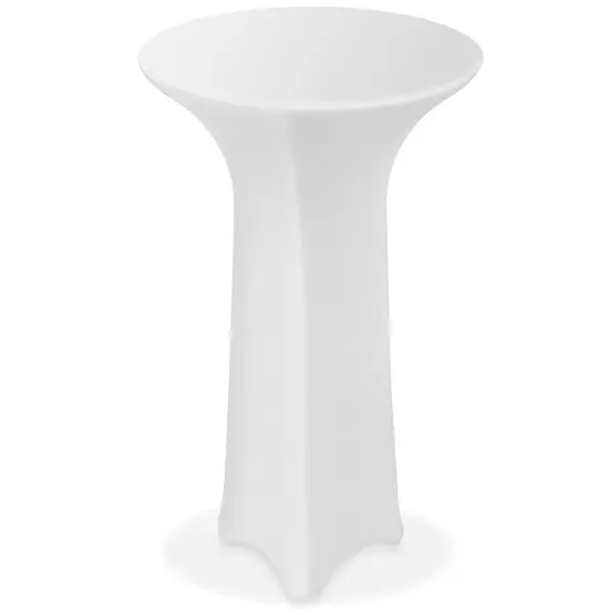 Lann's Linens - Round Highboy Cocktail Table Cover, Stretch Spandex Fitted Tablecloth {1}
