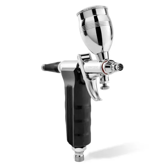 PointZero Precision Trigger Style Gravity-feed Airbrush Set w/ MAC Valve {2}