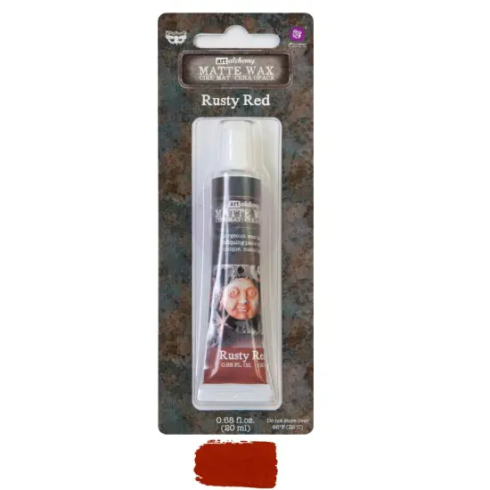Prima Marketing Inc Finnabair Wax Paste - Rusty Red - 0.68 Fl Oz (20 Ml) 655350967895 {1}